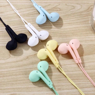 Tai nghe nhạc nhét tai màu macaron U19 giao diện 3.5mm với loa siêu trầm đa chức năng cho Android và iOS SHEMIN