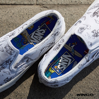 (Giày Vans Chính Hãng) Slip On Low Tide / True White