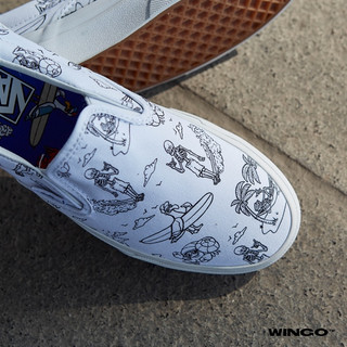(Giày Vans Chính Hãng) Slip On Low Tide / True White
