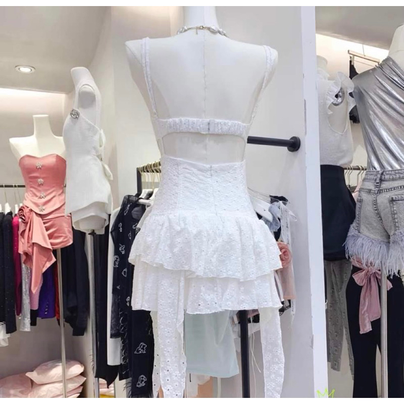 Đầm dây body tiểu thư