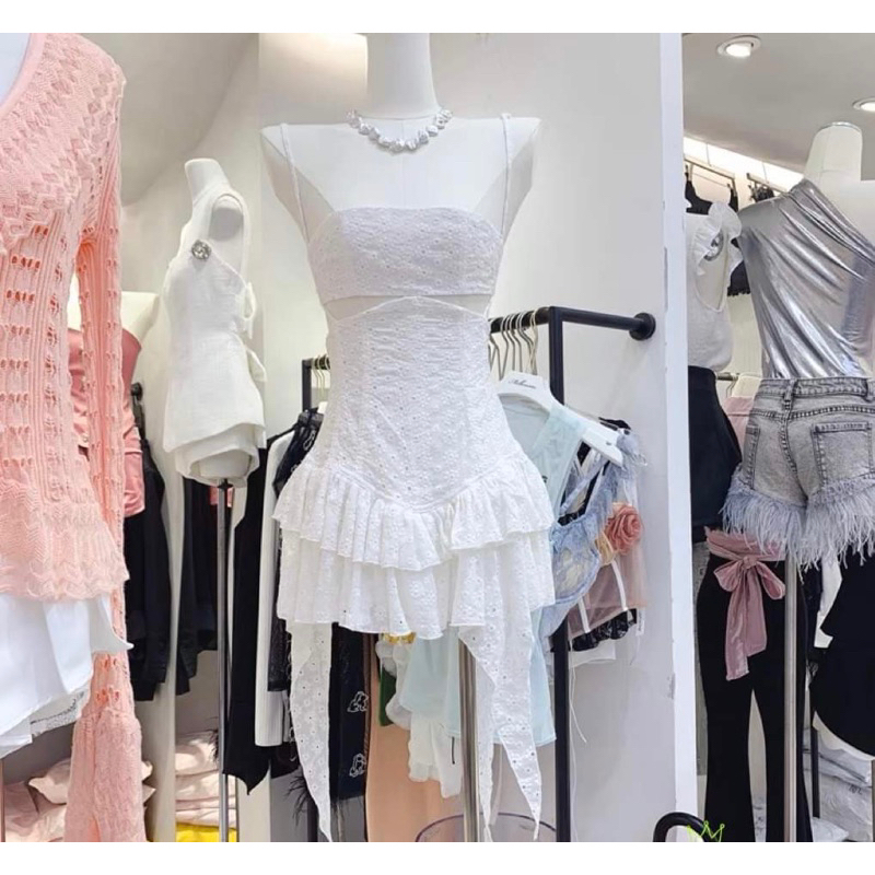 Đầm dây body tiểu thư