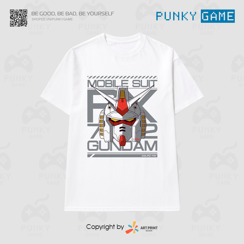 Áo thun Gundam Collections ngắn tay