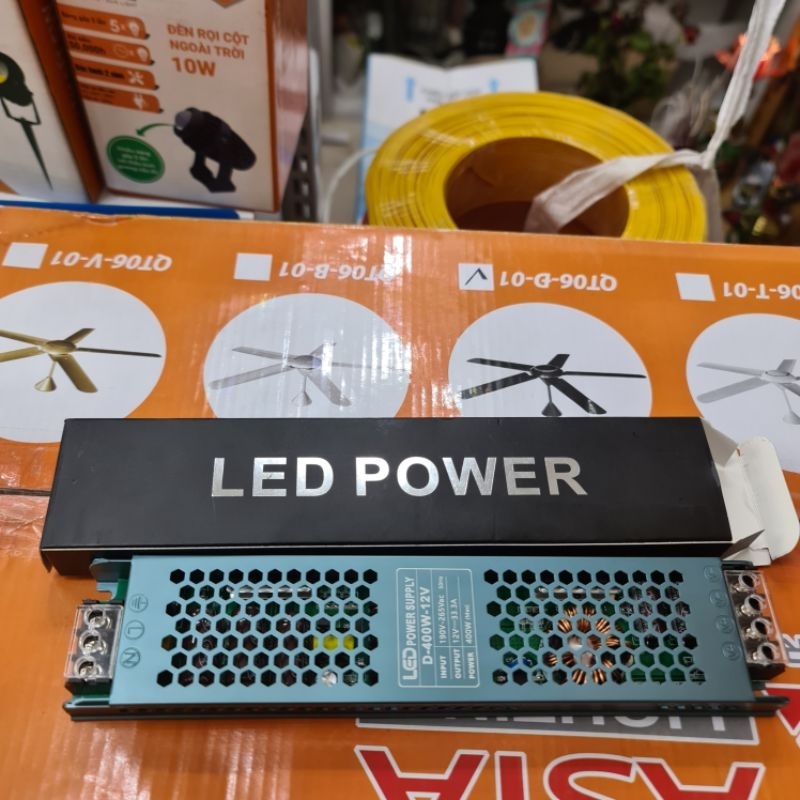Nguồn Led, Drive Led 12V, 24V, chính hãng DLV 60W, 100W, 200W, 300W, 400W, thân nhôm cao cấp, tiêu chuẩn IP20