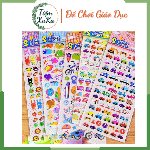 STICKER  dán cho bé mẫu mới