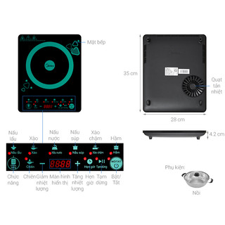 Bếp từ Midea T2120DD - Chính hãng