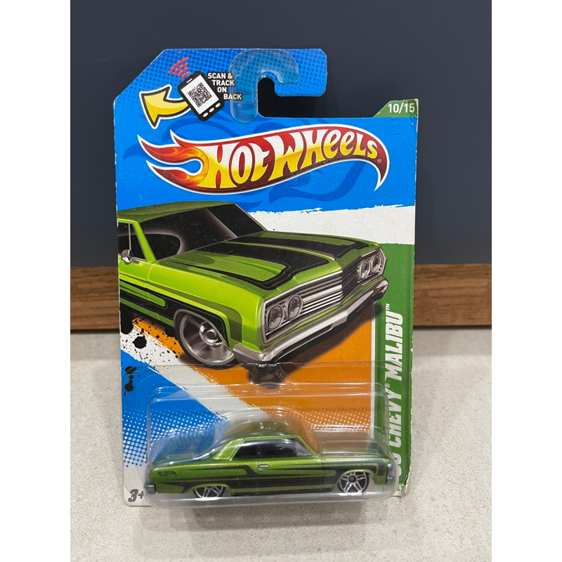 Xe mô hình đồ chơi cơ bản Hotwheels 1:64 - TREASURE HUNT (T-HUNT) - '65 Chevy Malibu