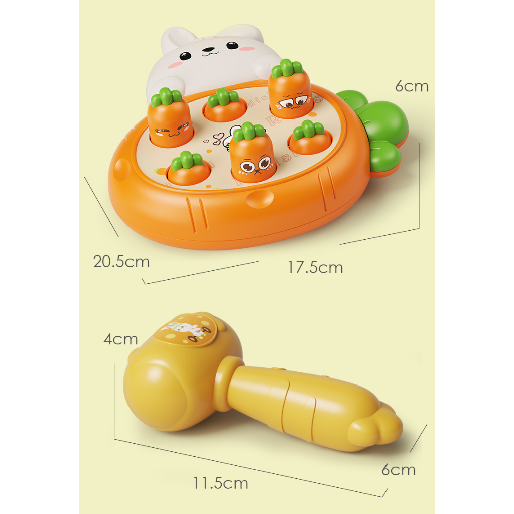 Đồ Chơi Đập Chuột Hamster Giúp Trẻ Phát Triển Phản Xạ Cho Bé