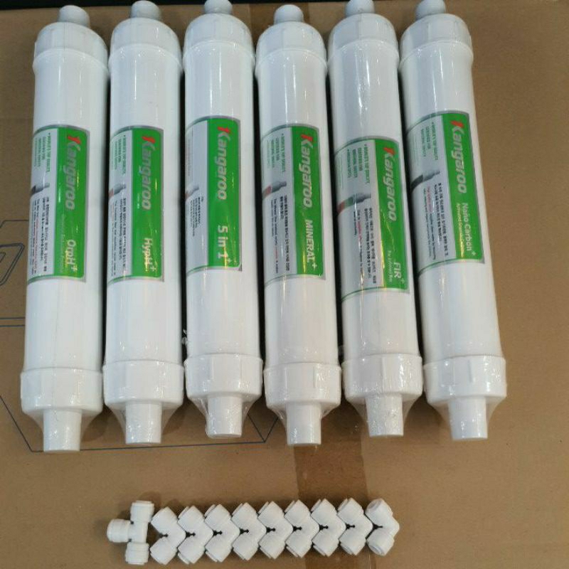 Combo 6 Lõi lọc nước 5678910 Hydrogen Kangaroo chính hãng