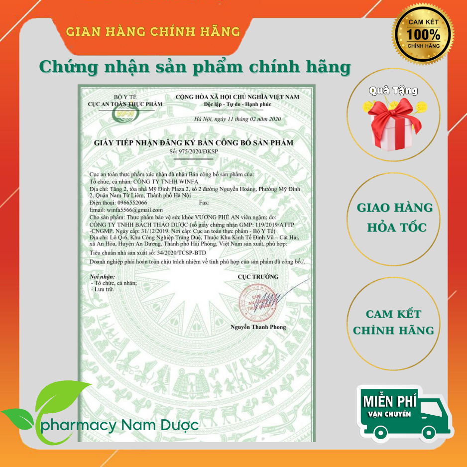 Combo 2 Hộp Vương Phế An Chính Hãng - Giảm Đau Rát Họng, Viêm Họng Hạt