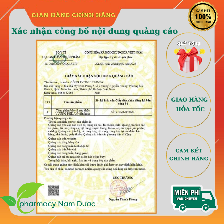Combo 2 Hộp Vương Phế An Chính Hãng - Giảm Đau Rát Họng, Viêm Họng Hạt