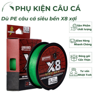 Dây dù PE câu cá câu cá siêu bền 8 sợi