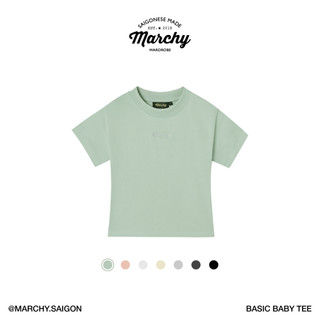 MARCHY - Basic Baby Tee - Áo thun nữ trơn