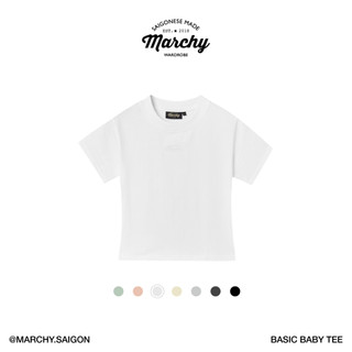 MARCHY - Basic Baby Tee - Áo thun nữ trơn