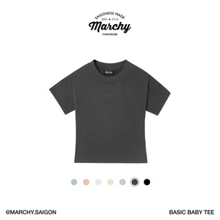 MARCHY - Basic Baby Tee - Áo thun nữ trơn