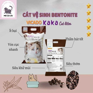 Cát vệ sinh, cát đất sét cat litter kaka hương caffe 9l- balupet