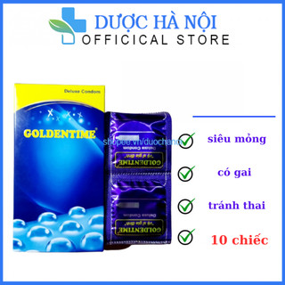 Bao cao su gai goldentime hộp 10 cái