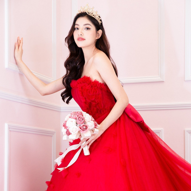 Áo Cưới Đẹp Giá Rẻ - Áo Cưới tùng xòe đính hoa, corset tôn dang gợi cảm