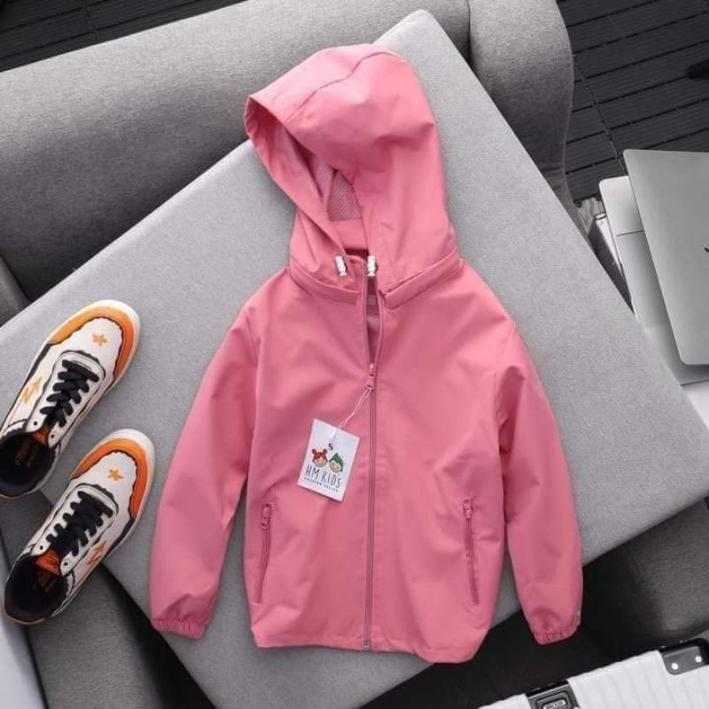 Áo gió chống nước cho cả bé trai, bé gái
