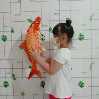 GẤU BÔNG CÁ CHÉP 3D NHIỀU MẢU 40CM
