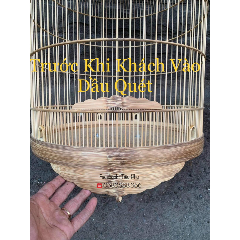 Combo Sản Phẩm Nước Tẩy và Dầu Quét Lồng Chim Tiều Phu