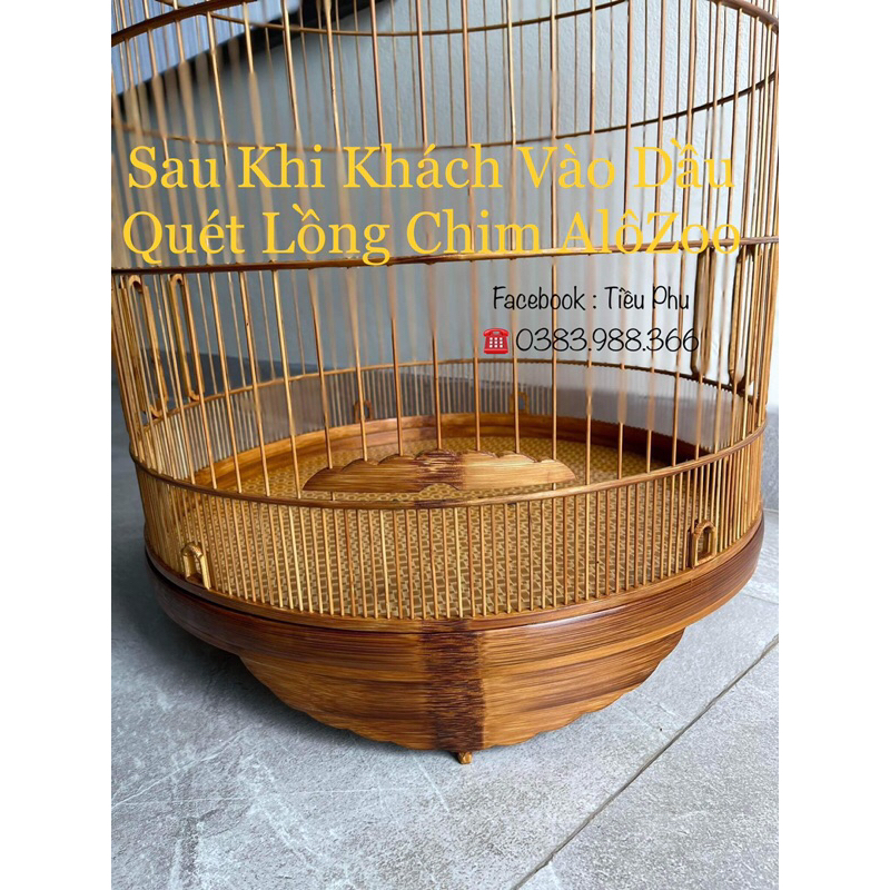 Combo Sản Phẩm Nước Tẩy và Dầu Quét Lồng Chim Tiều Phu