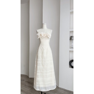 [RÁCH STORE] Đầm - 183 - 2 Dây - Hoa Ngực