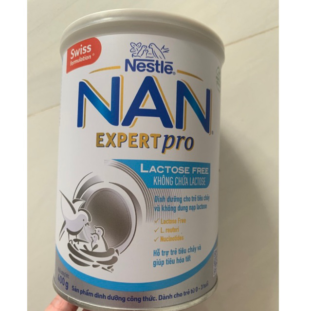Date moi 380g COMBO 2 LON NAN EXPERTPRO LACTOSE FREE 400g