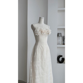 [RÁCH STORE] Đầm - 183 - 2 Dây - Hoa Ngực