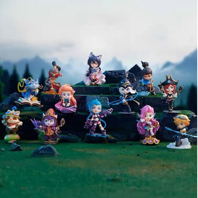 Mô hình Liên minh huyền thoại LOL POPMART 2023  Quà Tặng Sinh Nhật Dễ Thương Mô Hình Hành Động Trẻ Em Đồ Tr