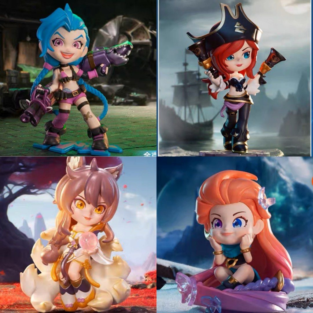 Mô hình Liên minh huyền thoại LOL POPMART 2023  Quà Tặng Sinh Nhật Dễ Thương Mô Hình Hành Động Trẻ Em Đồ Tr