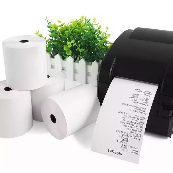 Giấy in bil K80x65mm giấy in hóa đơn K80*65 giấy in nhiệt giấy in đơn hàng K80x65