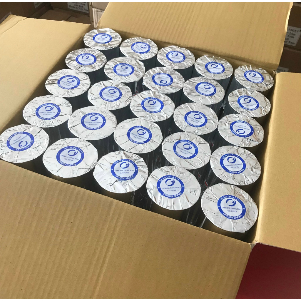 Giấy in bil K80x65mm giấy in hóa đơn K80*65 giấy in nhiệt giấy in đơn hàng K80x65