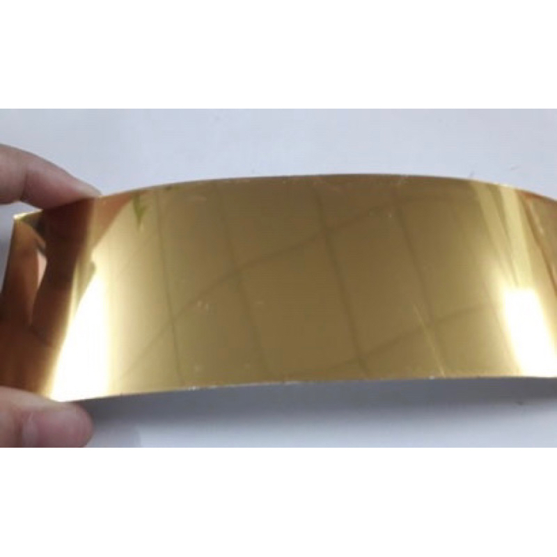 1m la inox mạ vàng dán trang trí nội thất