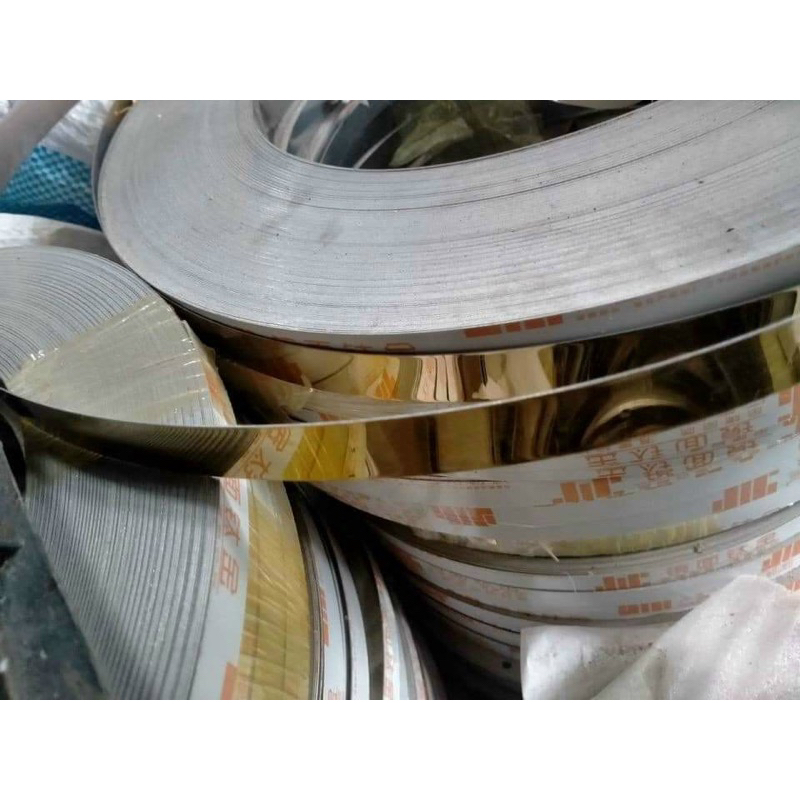 1m la inox mạ vàng dán trang trí nội thất