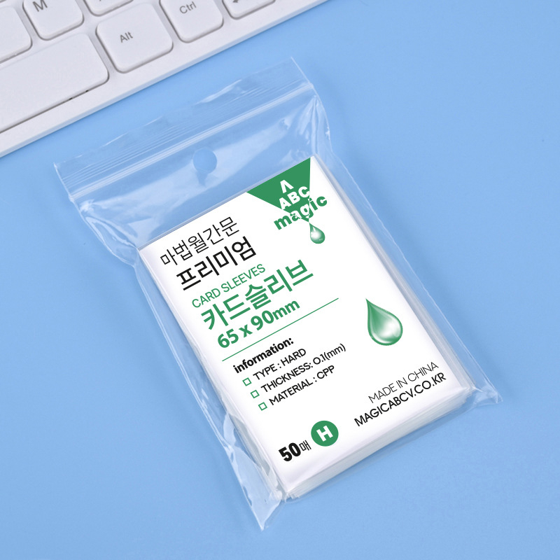 Sleeve ABC MAGIC dán miệng bọc card lomo thẻ bài
