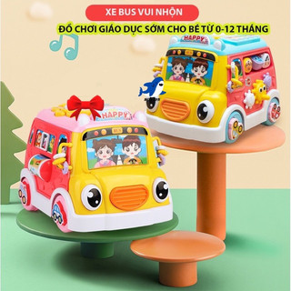 Bộ đồ chơi xe bus vui nhộn có nhạc đèn cho bé