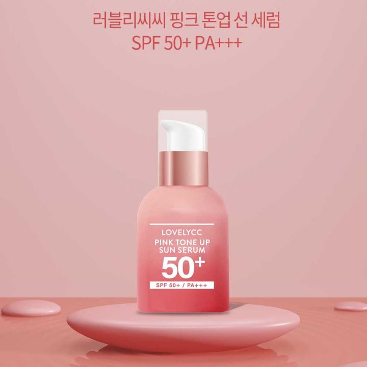 Serum Chống Nắng Lovelycc Pink Tone Up SPF 50+++ Consulter