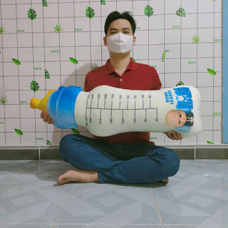 GỐI BÌNH SỮA (65cm) NHÓC TRÙM