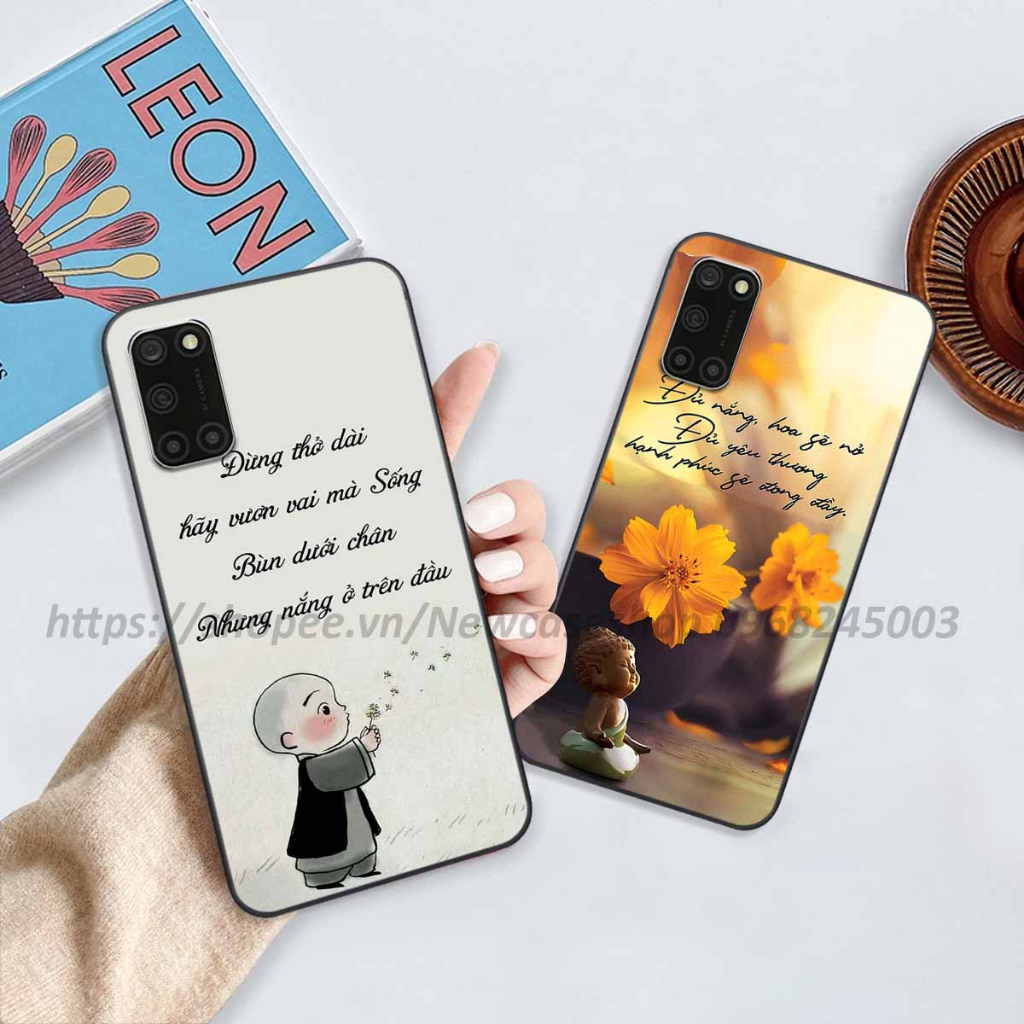 Ốp lưng Oppo A52 / A92 / A72 in hình thư pháp,tâm an vạn sự an giản dị