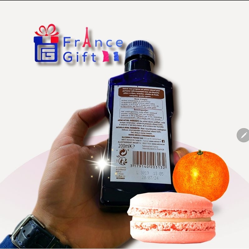 Nước hoa cam Vahine 200ml - Phụ liệu làm bánh chuẩn Pháp