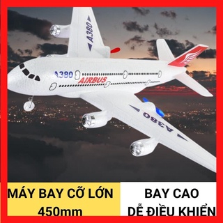 Trẻ em chiếu sáng âm nhạc đồ chơi máy bay điện Airbus mô hình máy bay A380