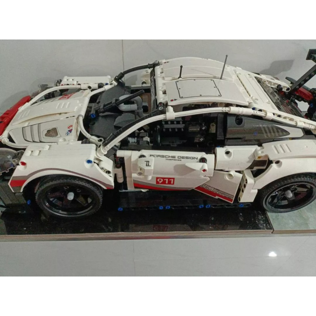 Mô hình  siêu xe PORSCHE 911 RSR , mô hình technic tỉ lệ 1:10 1580 PCS , BẢN ĐẸP SIÊU CHI TIẾT