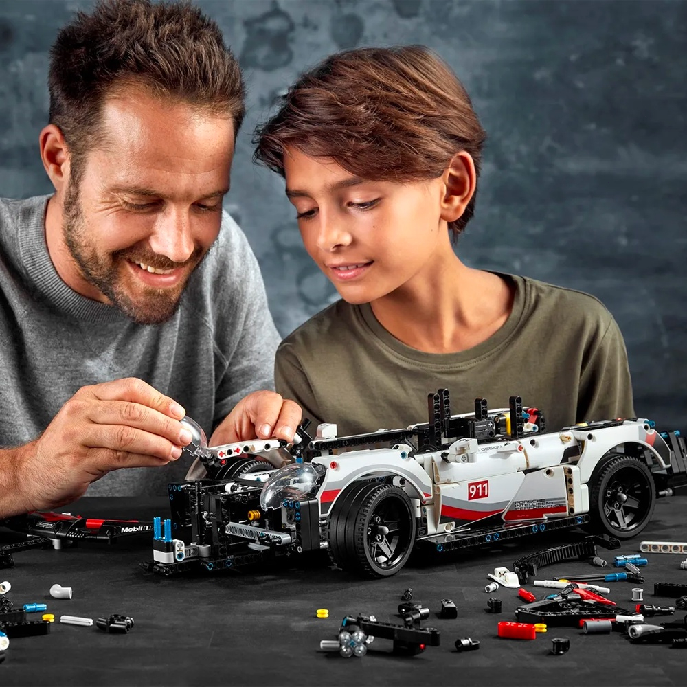 Mô hình  siêu xe PORSCHE 911 RSR , mô hình technic tỉ lệ 1:10 1580 PCS , BẢN ĐẸP SIÊU CHI TIẾT