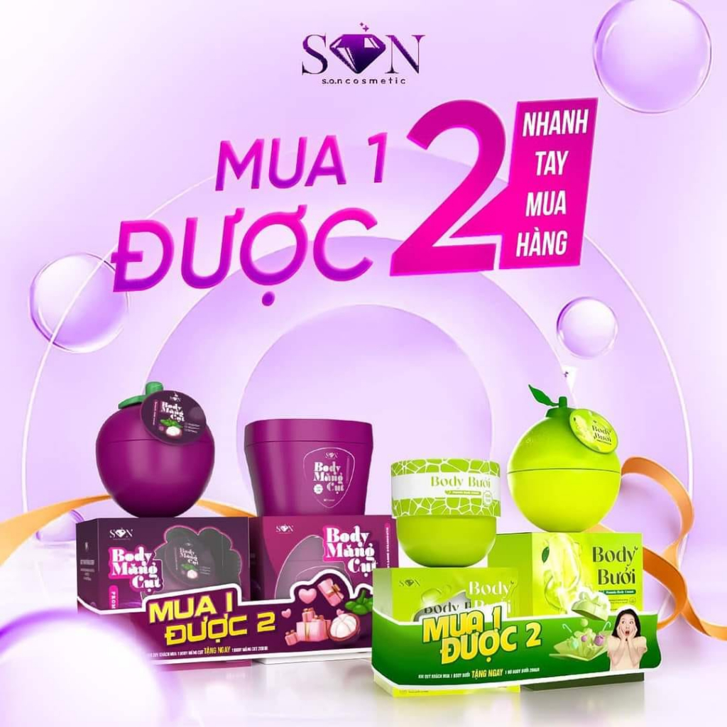 Kem Body Măng Cụt Mua 1 Tặng 1