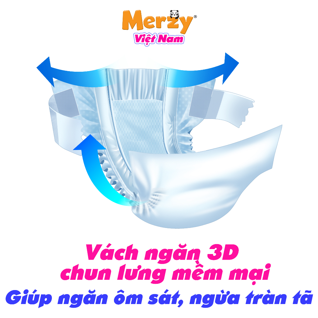 Tã Dán Người Gìa Merzy Cao Cấp Siêu Thấm, Khô Thoáng Size M/L 20 Miếng