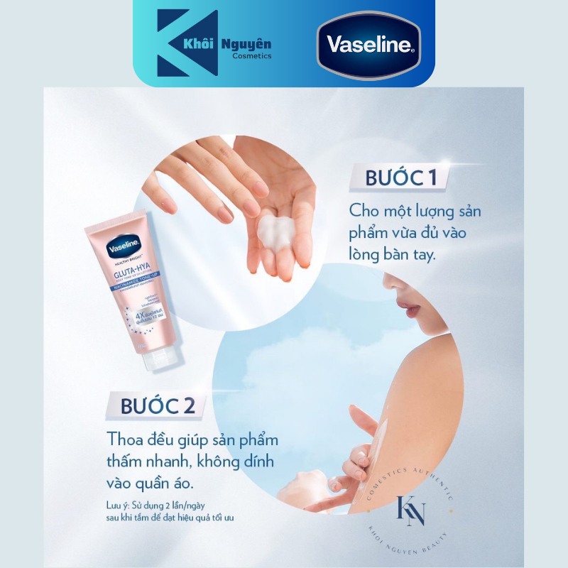 Vaseline 4x Body Tone-Up Sữa dưỡng thể nâng tông tức thì 300ML