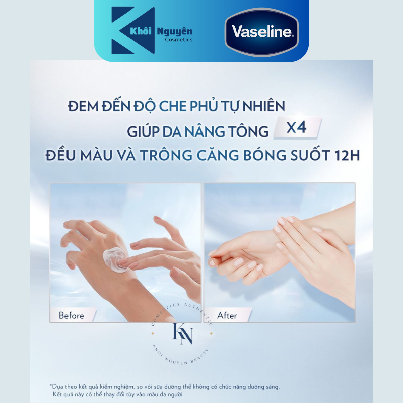 Vaseline 4x Body Tone-Up Sữa dưỡng thể nâng tông tức thì 300ML