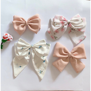 combo 6c (scrunchies handmade),dây buộc tóc, cặp nơ