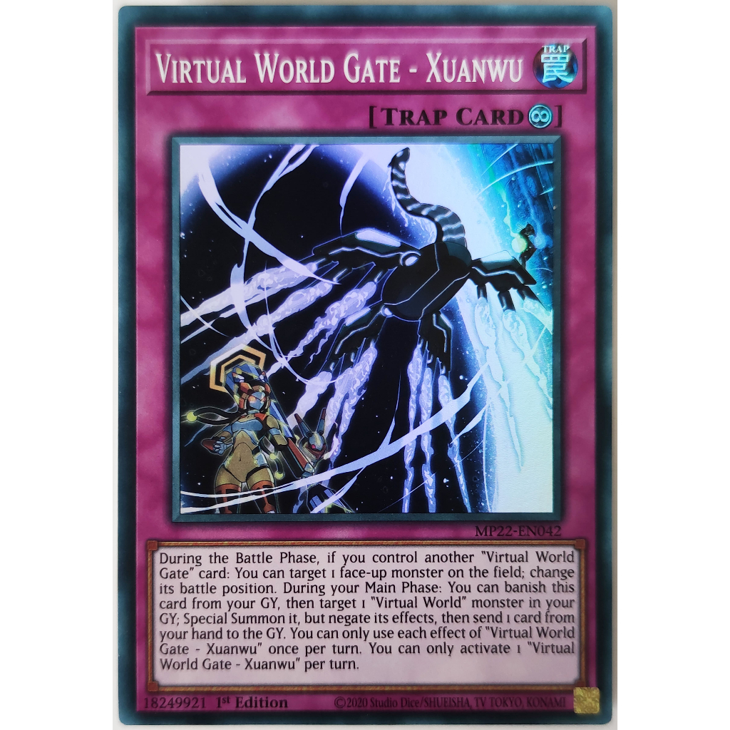 [Thẻ Yugioh] Virtual World Gate - Xuanwu |EN| Super Rare