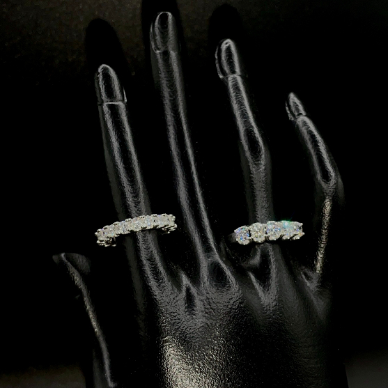 Nhẫn Bạc 925 Lấp Lánh Đính Full Đá Icecon